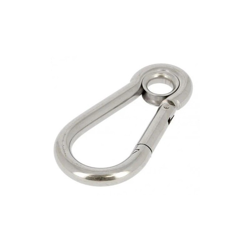 MOUSQUETON A OEILLET EN ACIER INOXYDABLE M10